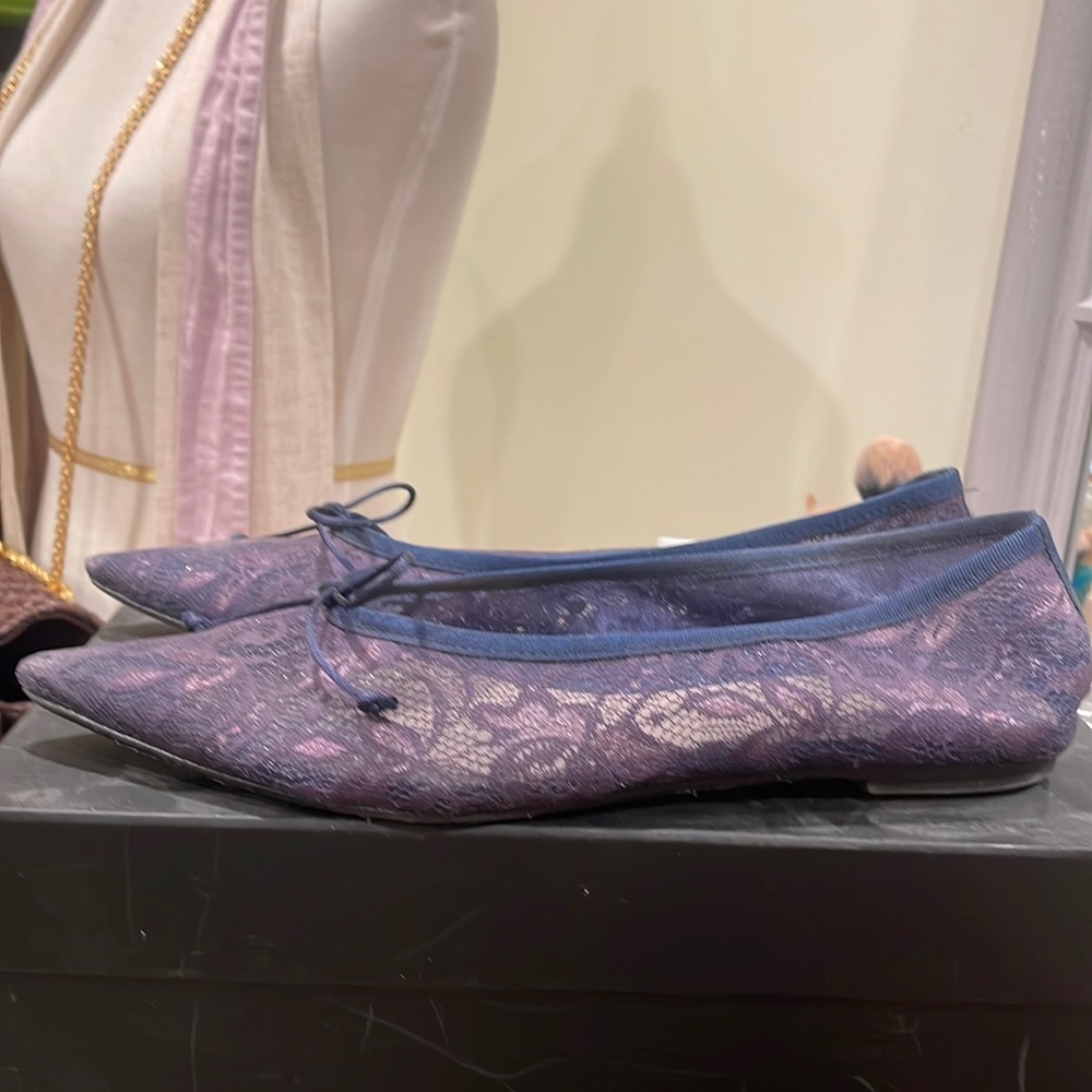 Zara Basic Collection Lace Ballerina Flat - image 1